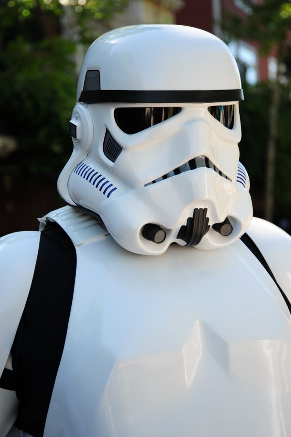 3D-geprinte Stormtrooper armor voor cosplay