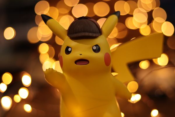 Geverfde 3D-geprinte Pikachu-figuur